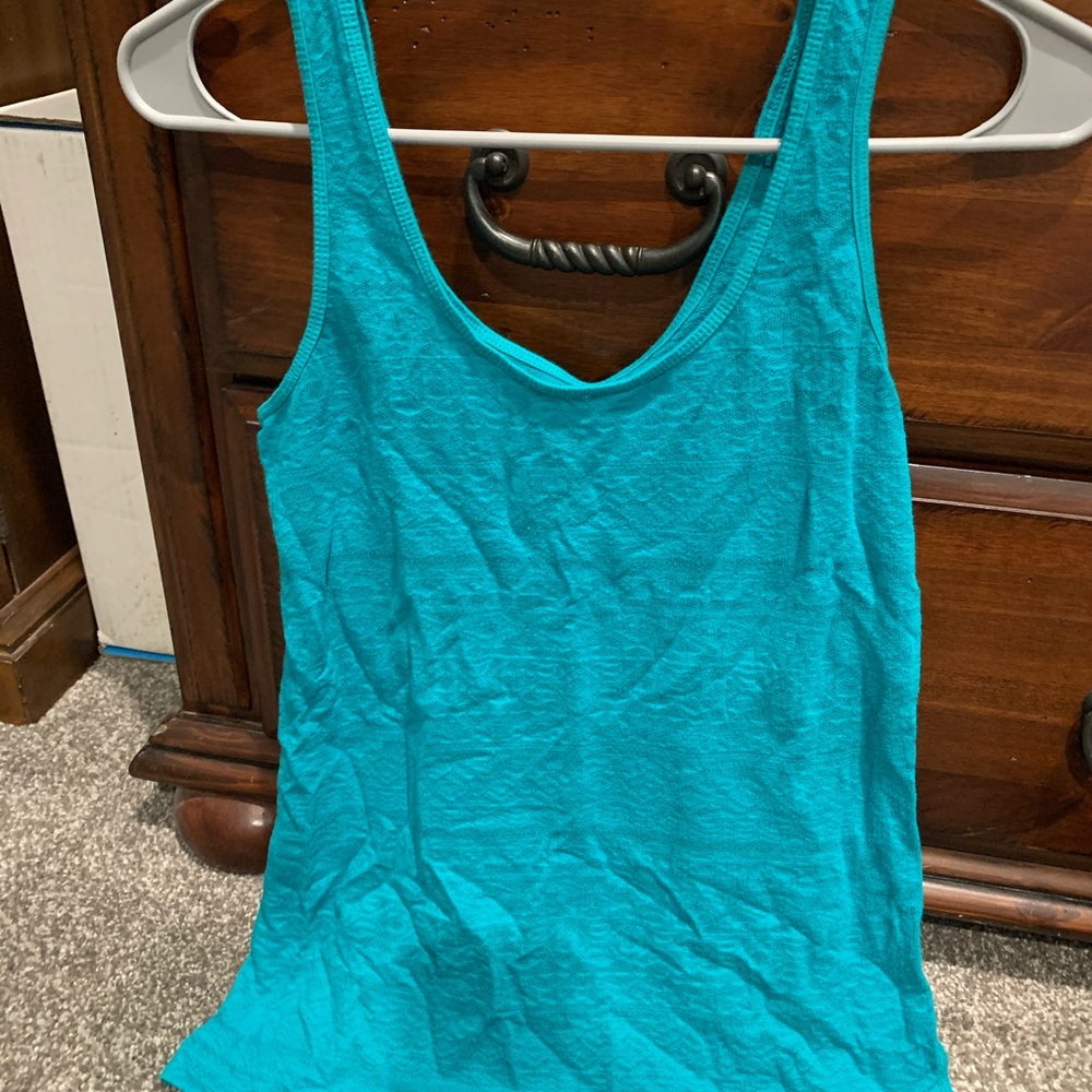 Teal tank top